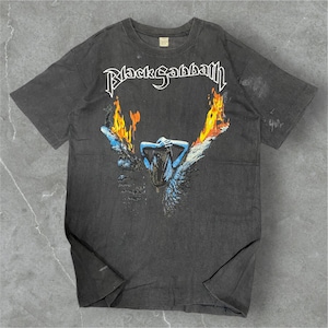 Very Rare!! Vintage 80s Black Sabbath T Shirt Size M , heavy metal band t shirt , Vintage Band t shirt