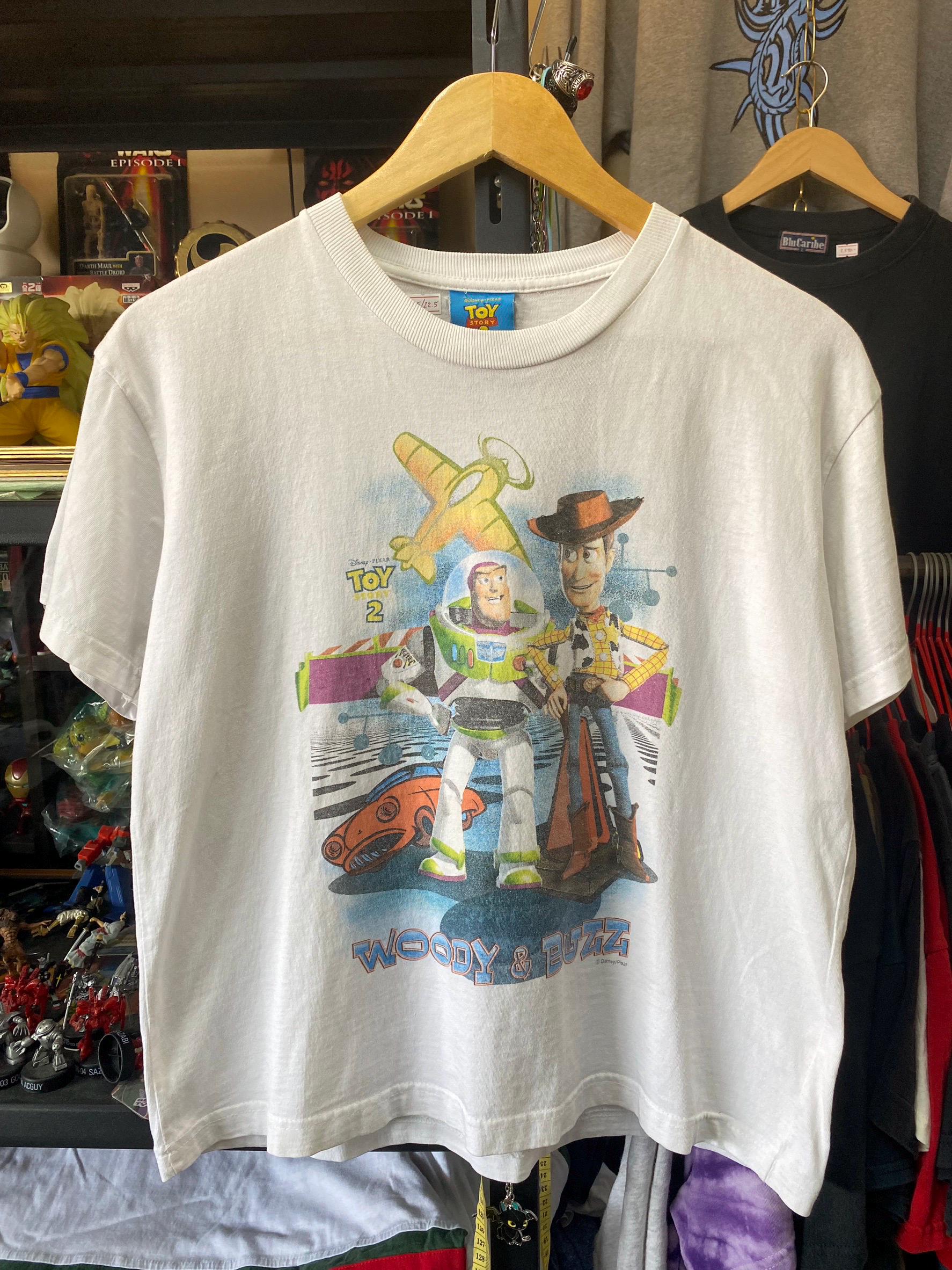 トイ・ストーリー2 Tシャツ バズ・ライトイヤー ウッディ　ヴィンテージ ヴィンテージ トイ・ストーリー2 Tシャツ、ヴィンテージ バズ・ライト
