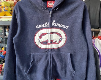 Vintage Y2K Ecko Unltd Zip-up Hoodie Size S , Vintage Skate Hoodie
