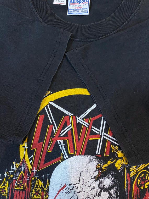 Very Rare!! Vintage 90s Slayer South of Heaven Album T Shirt Size