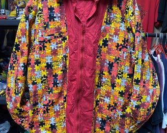 Vintage Body Glove Båda Sidor Jacka Storlek XL (Mycket Ovanligt), Surfjacka, Surfkläder, Body Glove Jacka, Vintage Body Glove Jacka