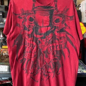 Xzavier Skull Cross Wing Grunge Cyber Y2K Style T-shirt - Etsy