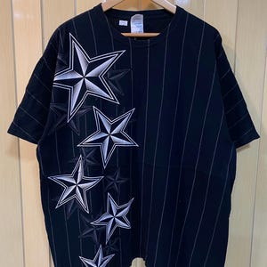 Y2K grunge style Star Graphic AOP Men&#39;s T-Shirt , Grunge , Y2K t shirt