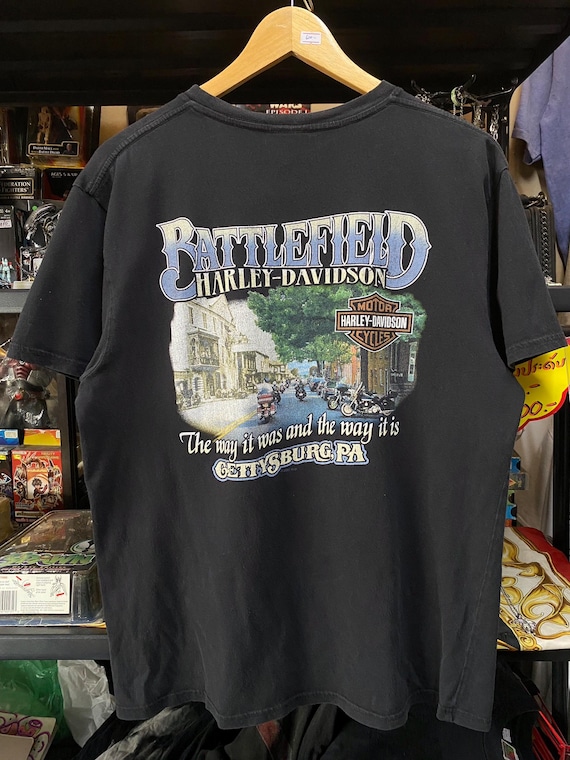 Vintage 00s Harley Davidson T Shirt L , Vintage Motorcycle T Shirt