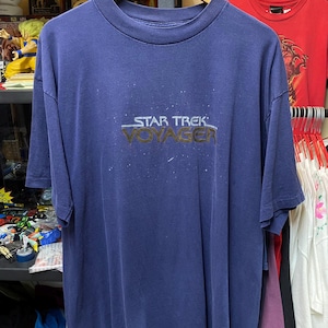 Vintage 1990s Star Trek Graphic T-shirt / Vintage Movie Tee / Sci Fi / Single Stitch