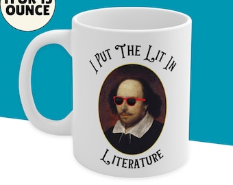 Shakespeare Coffee Cup: Humorous English Literature Gift