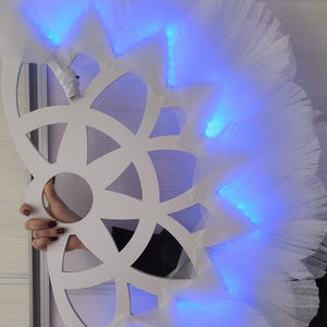 LED Feather Fans – Light Up Dance Props, Stage & Burlesque Show image 4