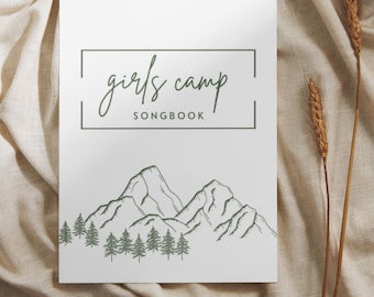 Camp Songbook for LDS Girls Camp / Young Women Camp / Other Youth Camps ...