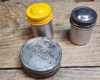 Vintage Kodak Film Cans Collectibles, Kodak Film, Aluminum Cans, Movies, Slides 0425-030