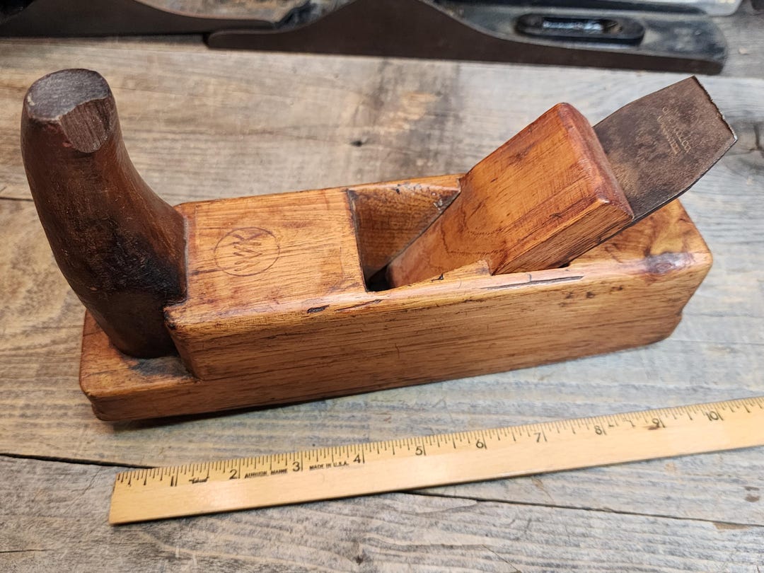 Vintage European German Style Horn Plane, Old Tools, Smooth Plane ...