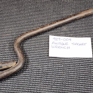 Vintage Socket Wrench 5/8 Inch x 12 inches long, mechanic wrench, mechanics tools, antique tools, vintage tools, mechanics gift 924-004