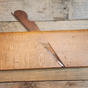 Vintage Greenfield Tool Co. No 358 Wood Round Moulding Plane, Woodworking Tools, Antique Tools, Old Wood Plane, Old Tools, Gift 0425-002