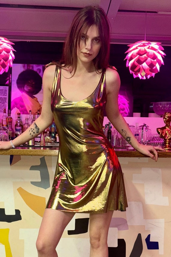 gold metallic cocktail dress Sparkly Gold Sweetheart Metallic Ruched High-Low Cocktail Homecoming Dress