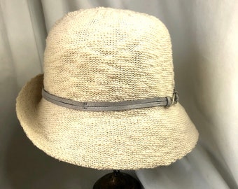 Cream Cloche Hat