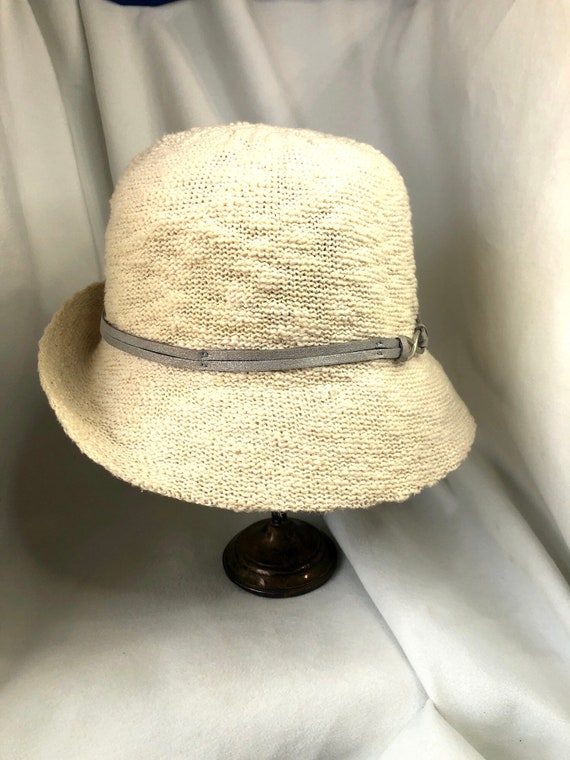 Cream Cloche Hat
