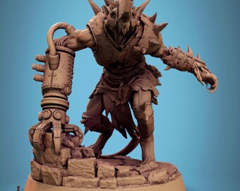 Pistola de élite Ratfolk, Massacre de Rescale Miniatures / DND / D&D / TTRPG / Juego de mesa / Miniatura / Miniatura