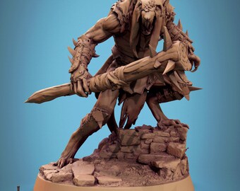 Soldado rátido, maza de carga de Rescale Miniatures / DND / D&D / TTRPG / Juego de mesa / Miniatura / Miniatura