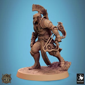 Elven Moon Sentinel with Bow, Ready by Rescale Miniatures | DND | D&D | TTRPG |Table Top | Miniature| Mini