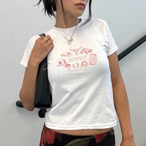 Howdy Western Baby Tee Women, Country Concert Outfit, Cowboy Crop Top, Rodeo Shirt, Cute Cowgirl T Shirt, Rustic Vintage Aesthetic