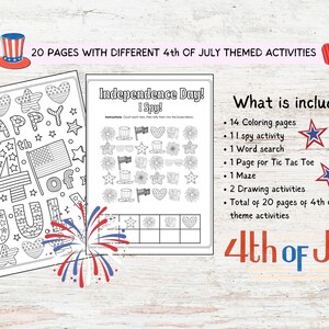 4th of july coloring pages,Fourth of July activities,Independence day coloring pages, patriotic kids activities,digital download