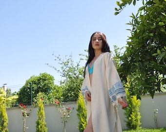 Handmade Cotton Robe For Women Summer