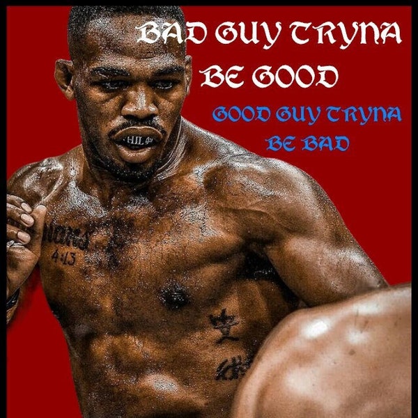 Jon Jones - Bad guy/Good guy Poster UFC