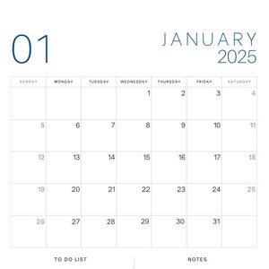 Printable 2025 Calendar