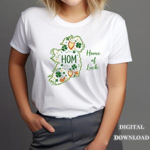 Chemise de la Saint-Patrick, chemise de la Saint-Patrick, trèfle, trèfle, cadeau de la Saint-Patrick, t-shirt de la Saint-Patrick, carte irlandaise, PNG, SVG