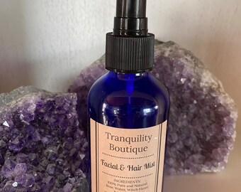 Rejuvenating Facial & Hair Mist with Essential Oils