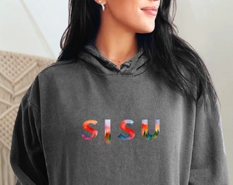 Sisu Gift, Comfort Colors Hoodie, Finland T-Shirt, Finnish Gifts, Unisex Garment-Dyed, Sisu Sweatshirt, Sisu Shirt, Suomi, Sisu Gift for Mom