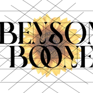 Benson Boone Sunflower png file
