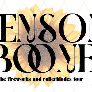 Benson Boone Feuerwerk und Rollerblades Tour