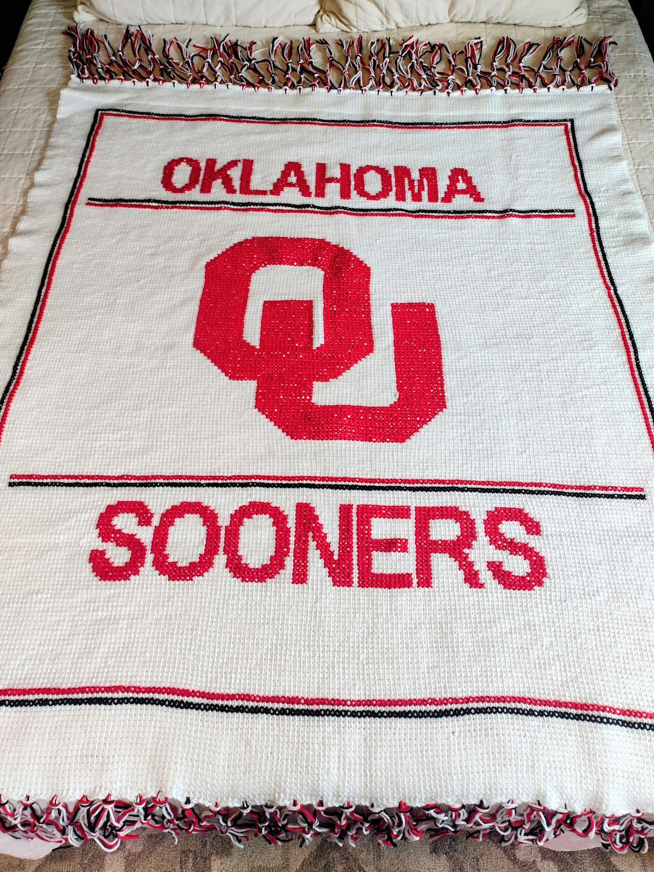 Oklahoma Sooners Throw Blanket