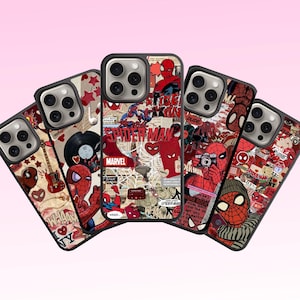 Coques de portable Spiderman - iPhone | Samsung | Cadeau | Étui pour téléphone | Cas | Anniversaire | personnalisé | millésime | Fait main | Uniques