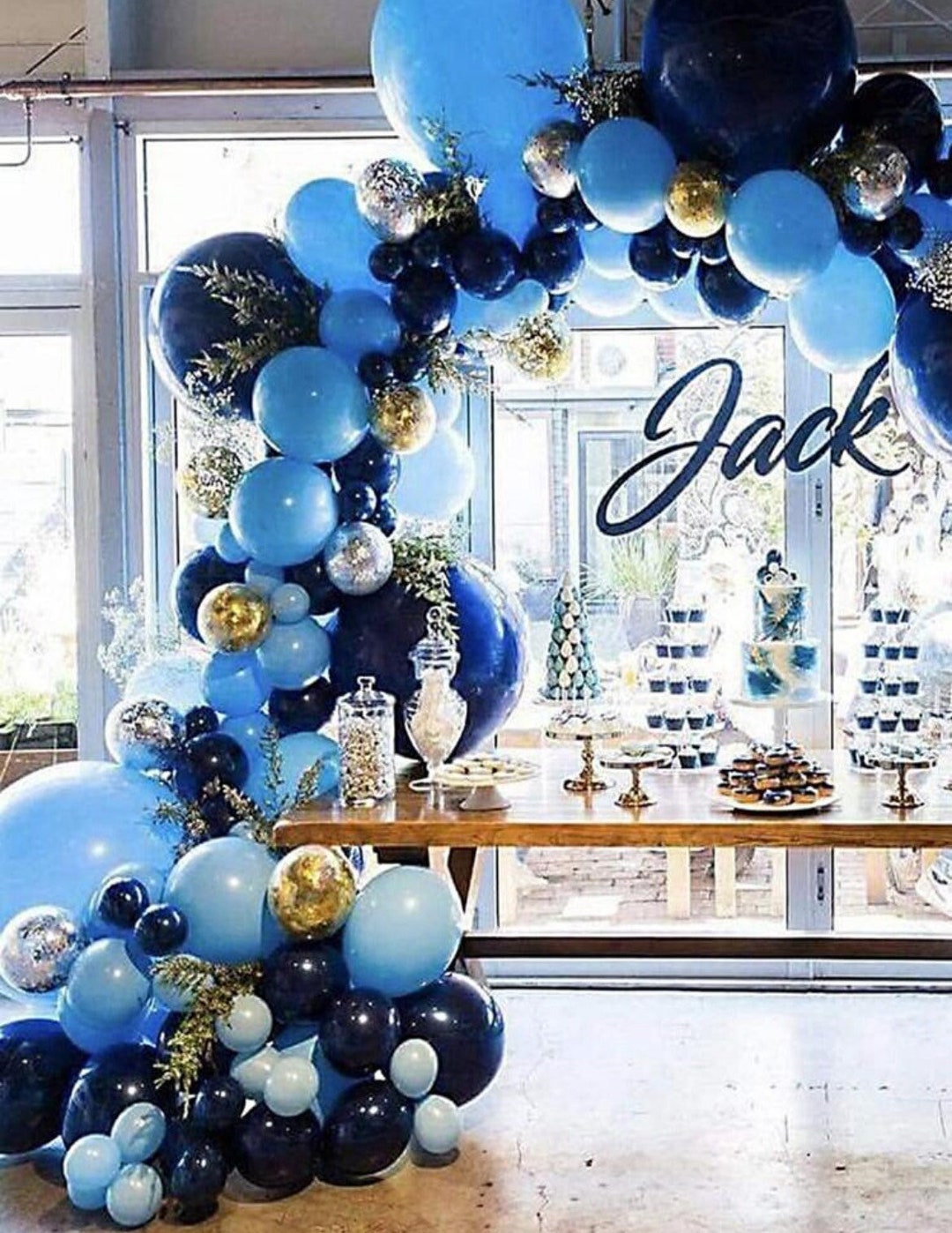 106 Pcs Navy Blue Balloon Garland Arch Kit Party Celebration