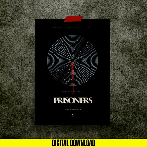 Prisoners Alternative Movie Poster (2013) *DIGITAL DOWNLOAD*