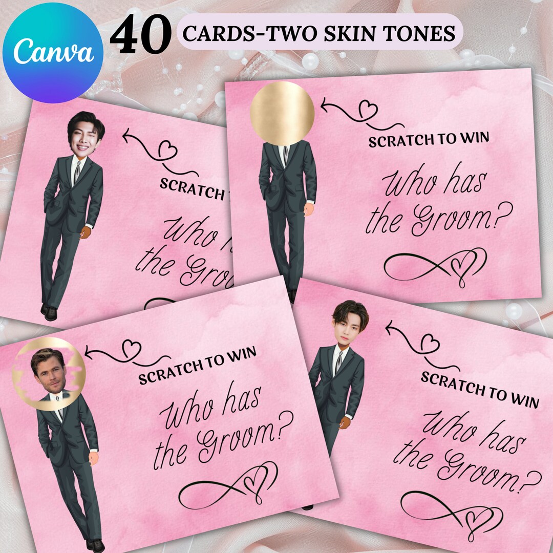 Printable Celebrity Who Has the Groom Bachelorette Party Groom, Groom ...