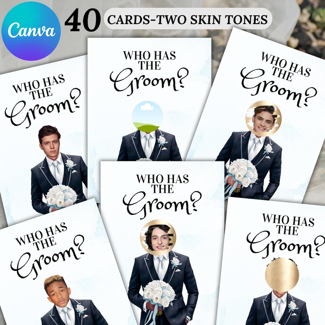 Printable Celebrity Who Has the Groom? Bachelorette Party Groom, Groom ...