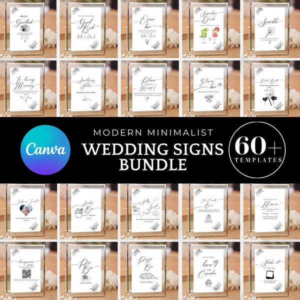 Wedding Signs Printable - Etsy