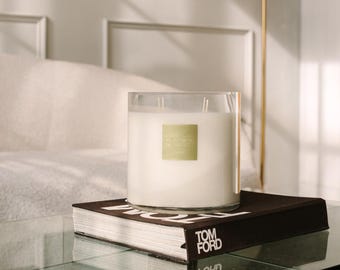 Extra Large Soy Candle: 4-Wick, 300+ Hour Burn Time