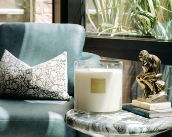 150oz Luxury Scented Candle: Coconut Soy Wax, 4-Wick, 300+ Hour Burn