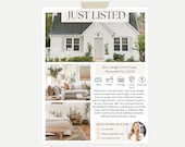 Real Estate Just Listed Flyer, Realtor Just Listed Flyer, Real Estate Flyer, Real Estate Marketing Material