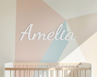 Nursery Name Decor Custom Name Sign Wood Name Sign Wood Sign Custom Wood Sign Wood Name Nursery Decor Wood wall Art