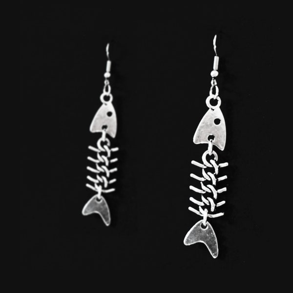 Fish Bone Earrings