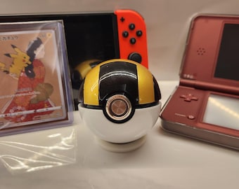 Realistic Pokeball Ultra Ball Replica with LED | Gift for Him | Geek Decoration | Cosplay Prop