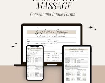 Intake- en toestemmingsformulier lymfemassage
