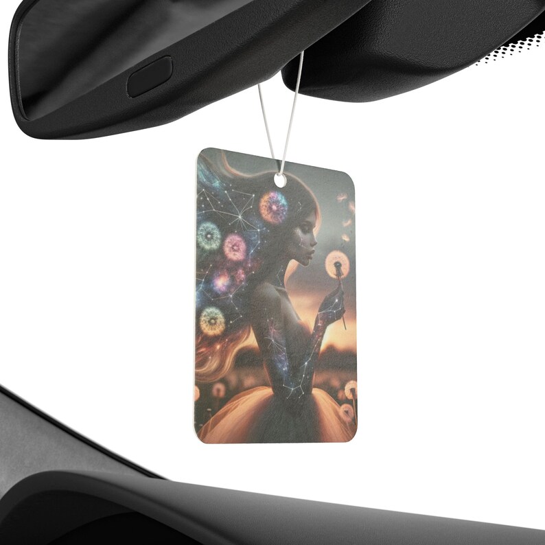 Ambientador para coche FreshRide: aromas a coche nuevo, pino y hielo negro imagen 2