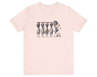 Zebra Parade Adventure - Unisex Jersey Short Sleeve Tee