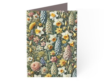 Wenskaart Spring Meadow (geen tekst erin, 1, 10, 30 en 50 stuks)