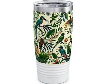 Tropical Serenade - Geïsoleerde Ringneck Tumbler, 20oz